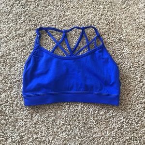 Fabletics criss-cross back sports bra- size XS